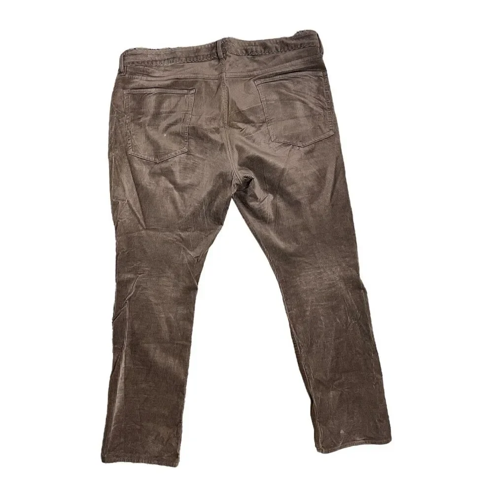 Bonobos Corduroy Pants Mens 40x29 Brown‎ Straight Casual Cotton Stretch